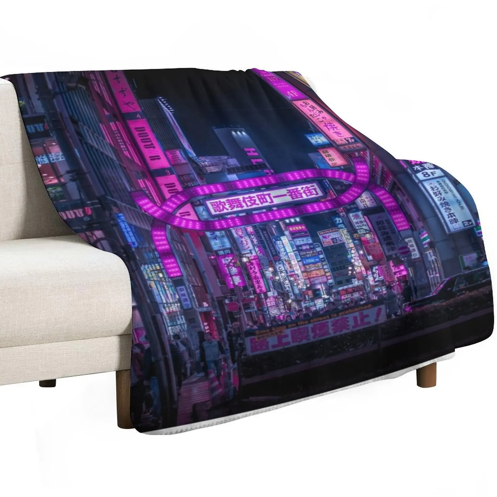 

Kabukicho Gate, Shinjuku Throw Blanket Giant Sofa blankets ands Decorative Sofa Luxury Throw Blankets