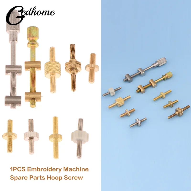 1 Uds. Tornillo de aro para máquina de coser de cobre diámetro 3,3mm/4mm para bordado chino y piezas de máquina de coser Tajima