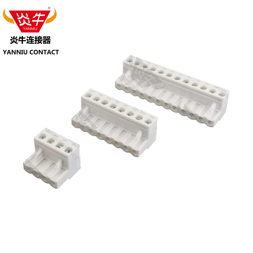 

10Pcs KF2EDGK 5.08mm White 2P ~ 12P PCB CONNECTOR PLUG-IN TERMINAL BlOCK MSTB 2,5 ST YANNIU 2EDGK-5.08