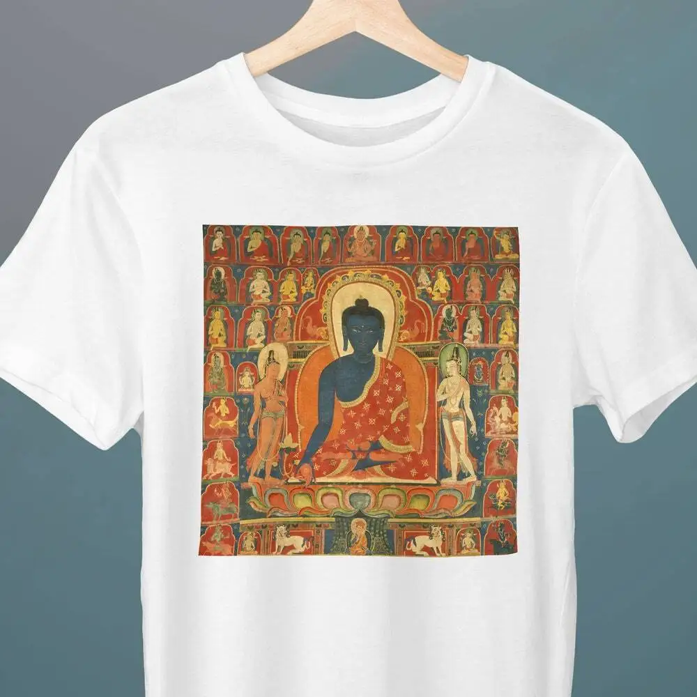 

Medicine Buddha, Bhaishajyaguru, Budha T-Shirt, 14Th Century, Thangka T-Shirt