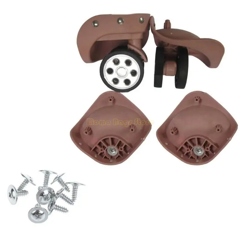 

X90D 2Pcs A79 Trolley Caster Replacement Suitcase Luggage Box with Screws