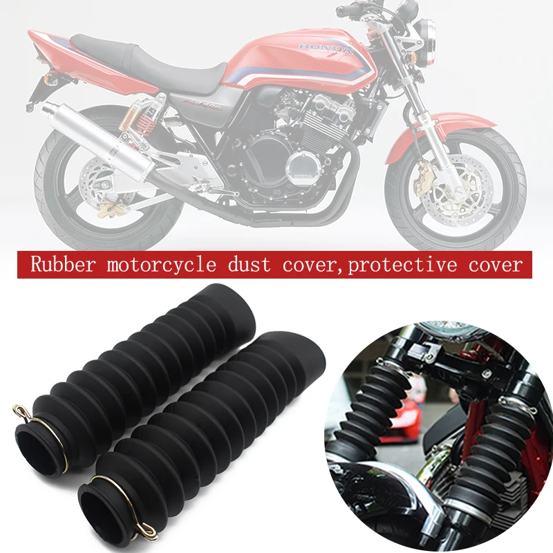 Voor Honda Cg125 Cg 125 125cc Motorfiets Voorvork Rubberen Afdekking Dop Schokdemper Anti Stofafdichting Stofdichte Huls