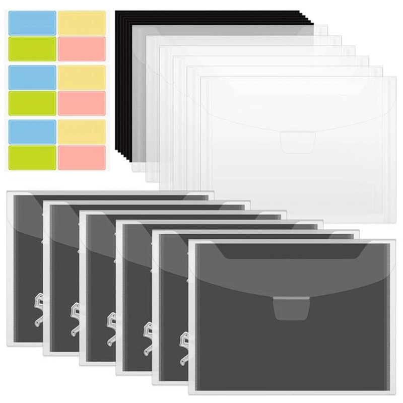 All-In-One: 24PCS Die Cut Storage Set With Stamp, Magnetic Sheets, Die Storage Bags And Labels