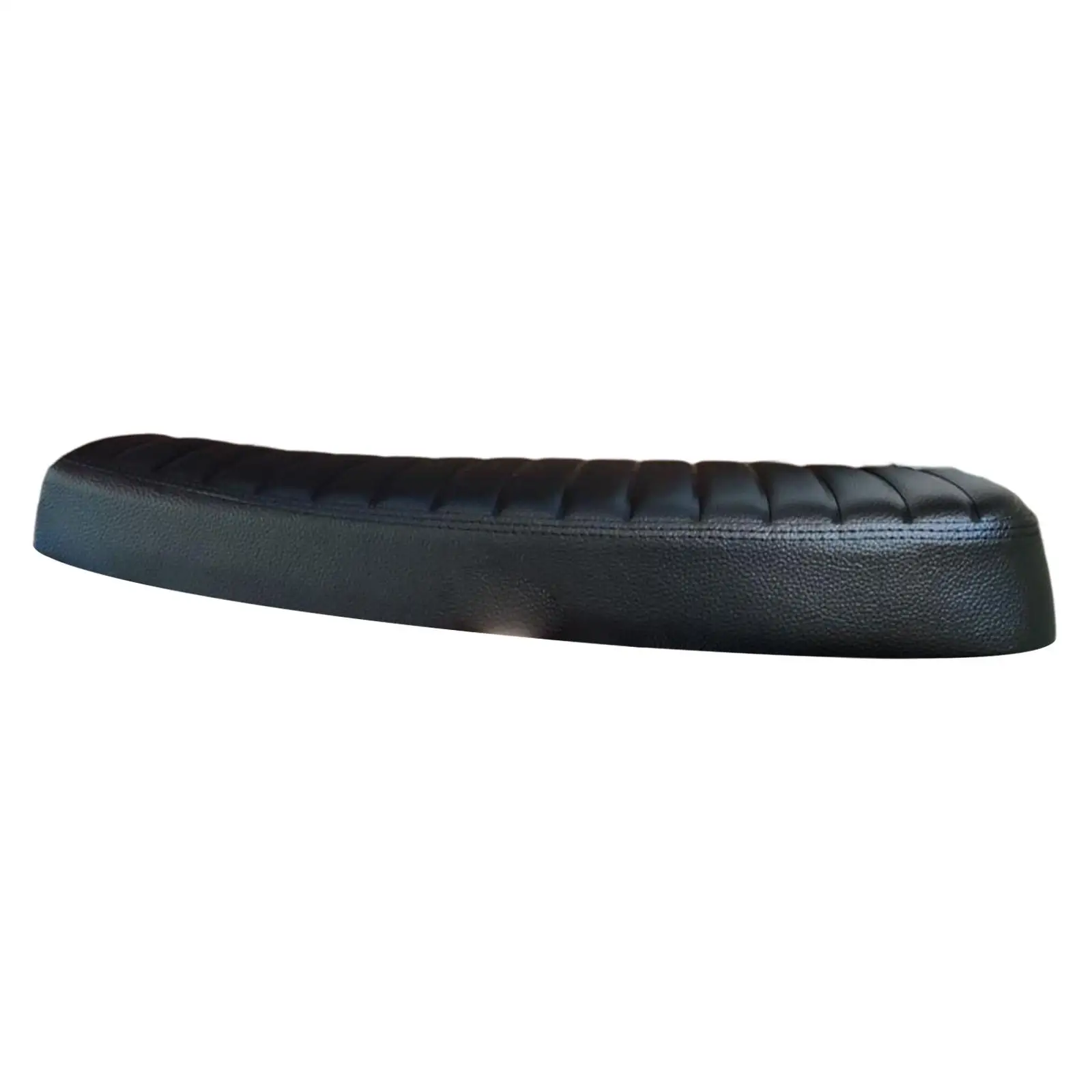 Motorcycle Retro Cafe Racer Seat Vintage Saddle Flat Seat Cushion Anti-corrosion PU Leatherette Motorcycle Accessories 610mm