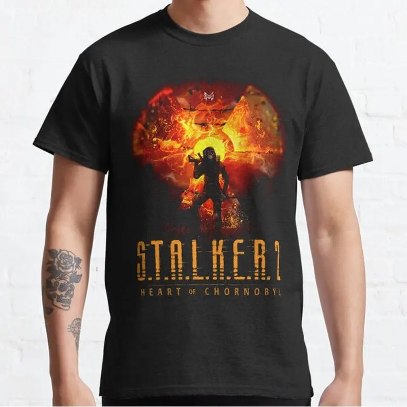 S.T.A.L.K.E.R Shadow Of Chernobyl Game T‑Shirt Gamer Gift Unisex Short Sleeve Tees Stalker Post‑Apocalyptic Graphic Streetwear