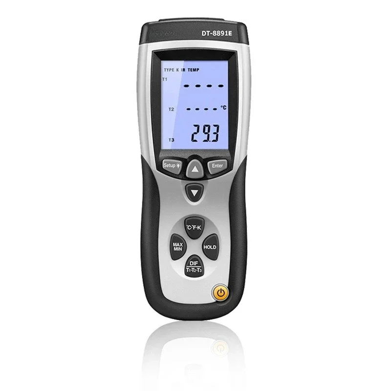 Thermocouple Thermometer 2-in-1 Industrial Instrument Thermometer Portable Digital Display Infrared Thermometer