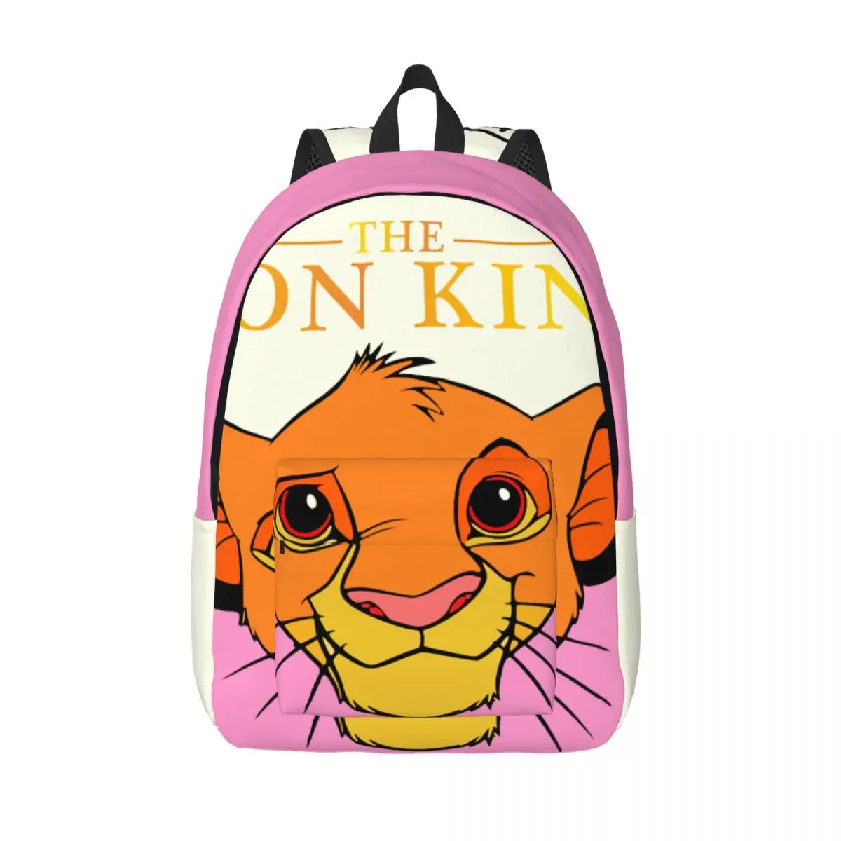 Backpack Simba Head Classic Retro Washable Disney｠The Lion King｠Film For Kid Gift High Street Daypack Campus