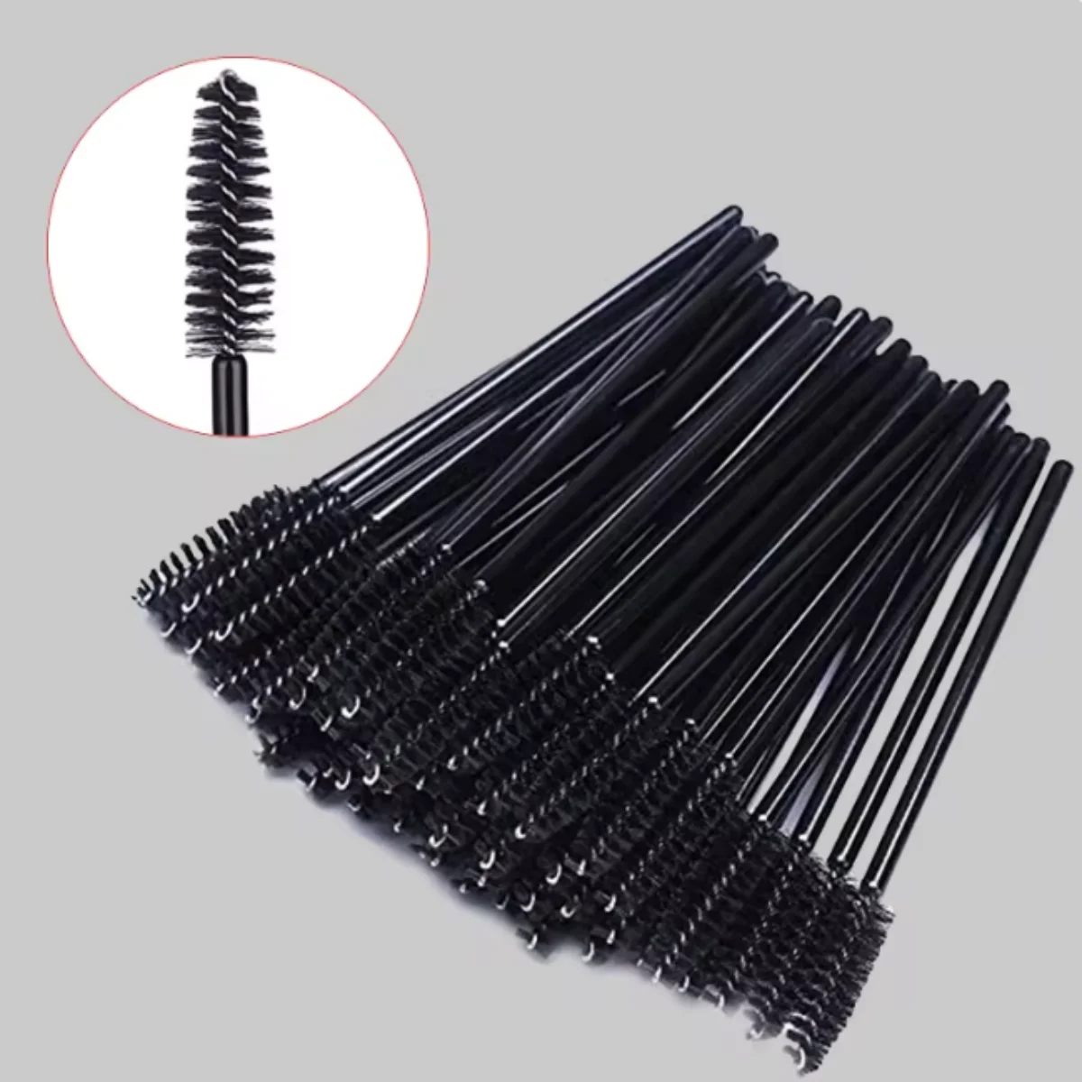 50pcs Eyelash Extension 5/50Pcs Eyebrow brush Mascara Wand Applicator Spoolers Eye Lashes Cosmetic Brushes Set makeup tools