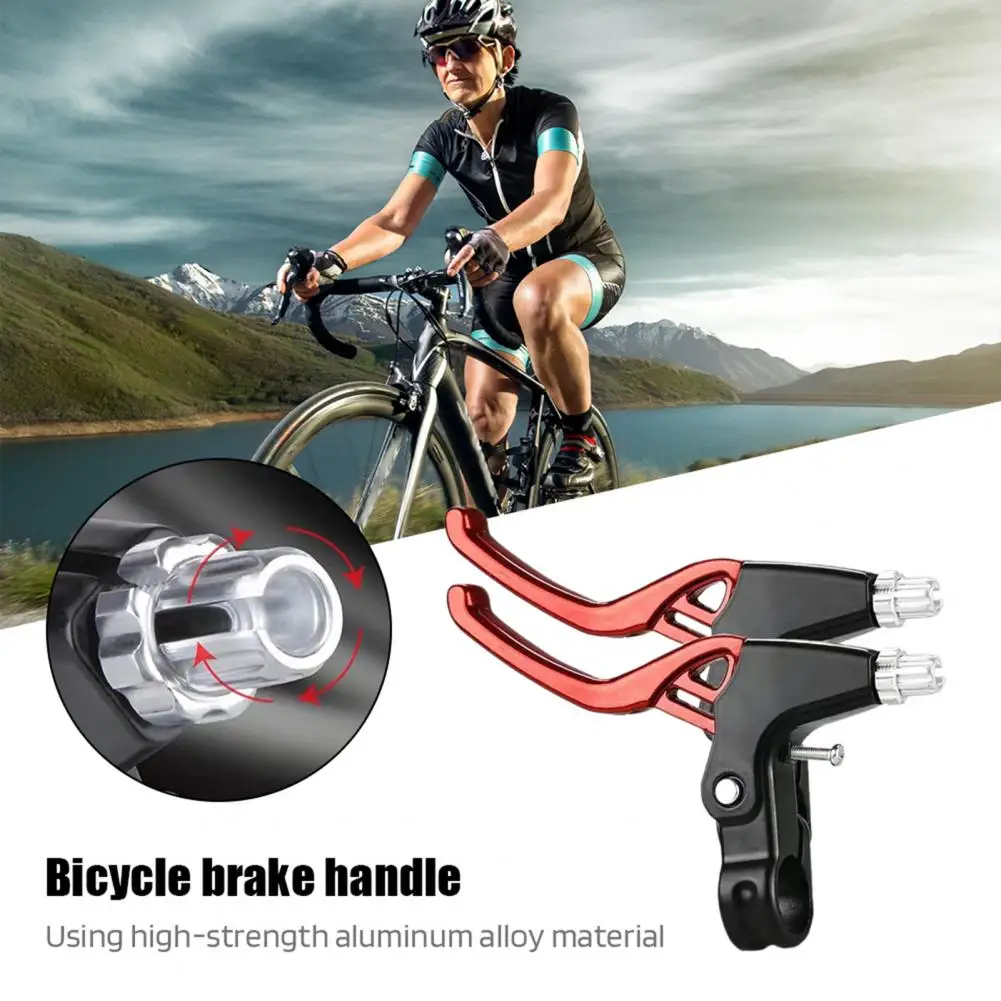 Aluminum Alloy Bicycle Brake Lever Ergonomic Brake Handlebar Anti-Slip Surface Brake Handle For Mountain Road Kids Bikes 브레이크 바