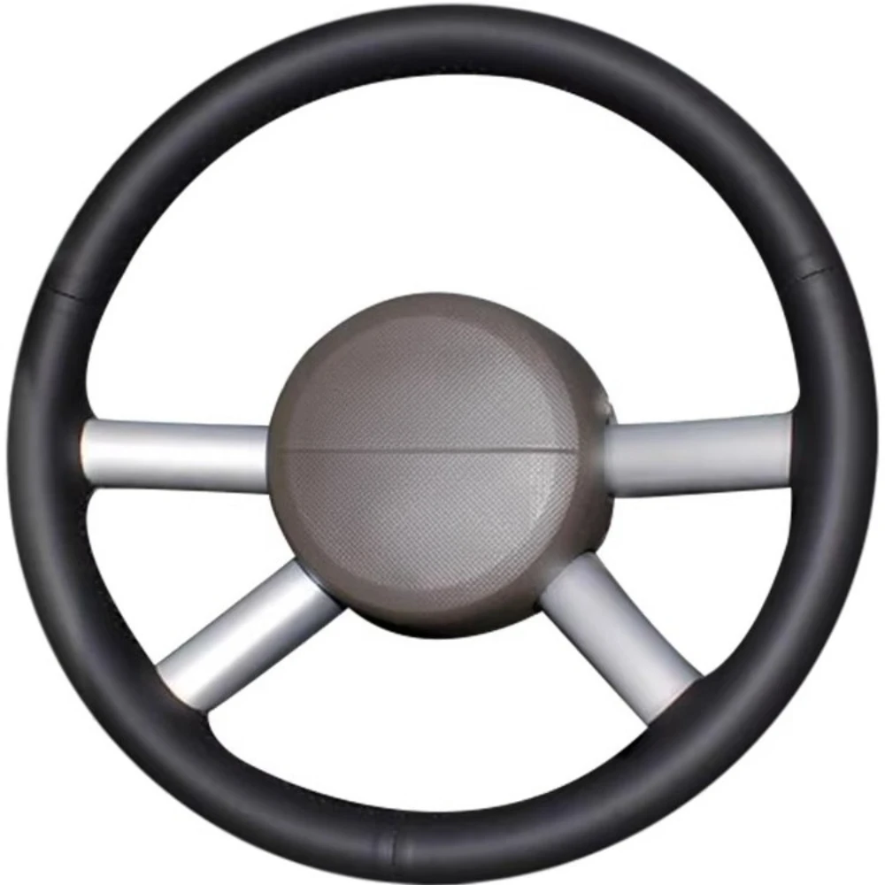 

Hand-stitched Black Genuine Leather non-slip car steering wheel cover 100% Fit For Jeep Wrangler (JK) 2007-2011 Auto Parts