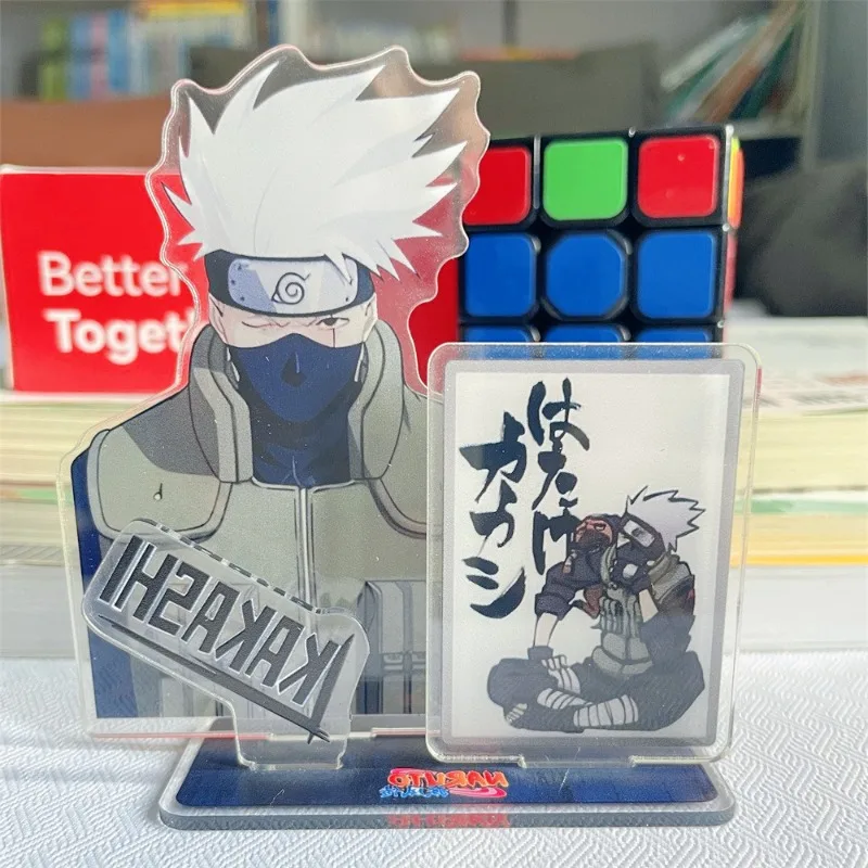 

Naruto Kakashi Acrylic Ornaments Anime Action Figures Car Desktop Decoration Models Toy Birthday Christmas Gifts for Naruto Fans