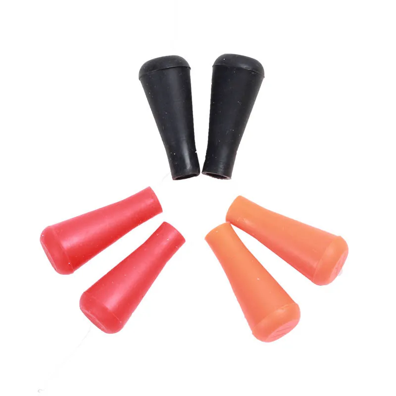 6pcs 8mm Archery Recurve Compound Bow and Arrow Accessories DIY Replaceable Soft Tips Safe Rubber Arrow Tip