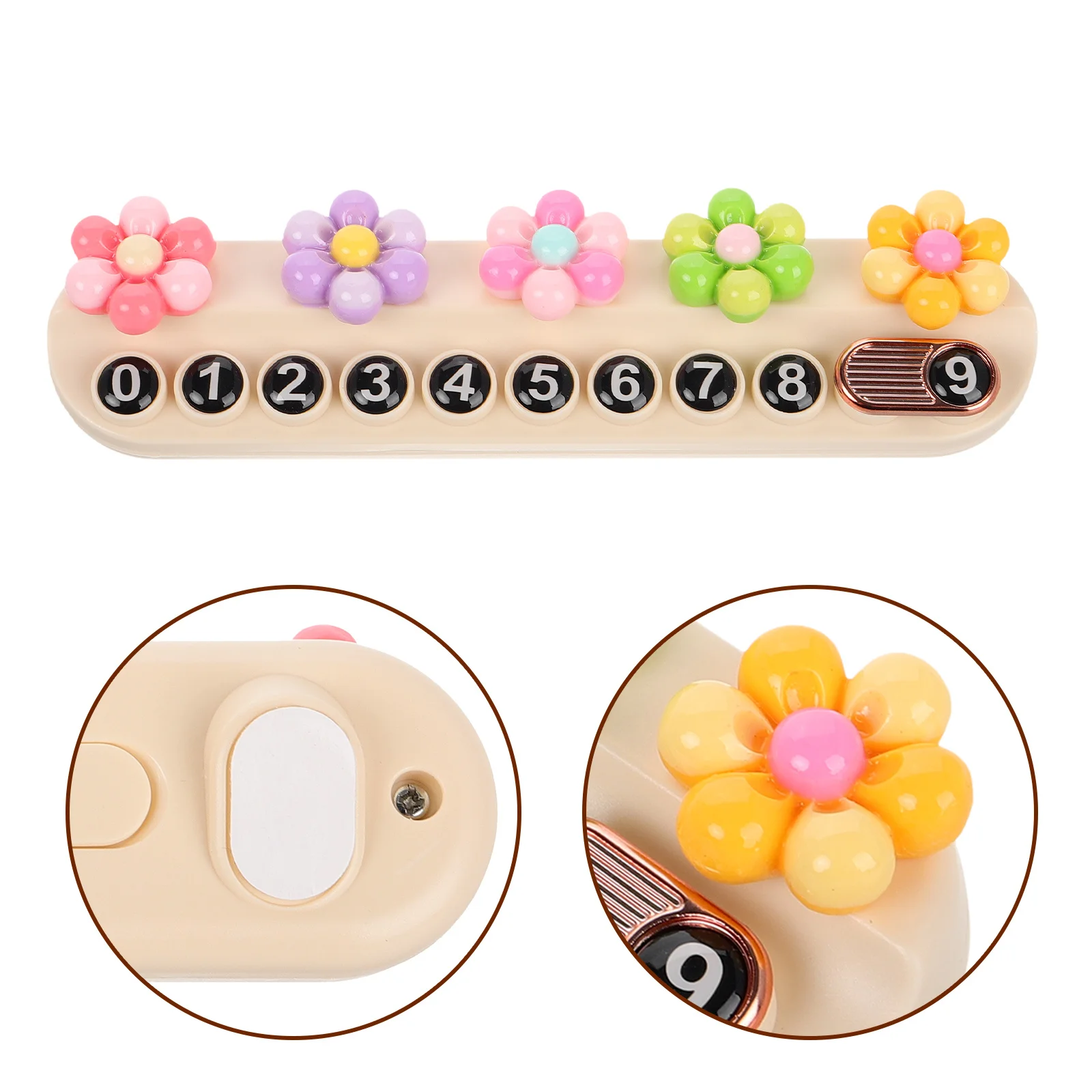 

Temporary Parking Creative Design Quick Note Phone Number Sign Dashboard Interior Accessories