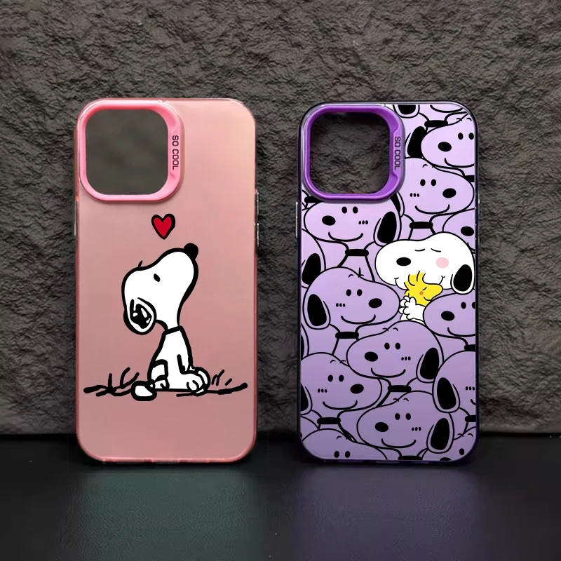 لطيف سنوبي Y2K الوردي جراب هاتف ل ممن لهم A5 برو رينو 14 13 12 A3 برو 5G 14Pro 13F 12F البحث X8 A5 غطاء ماتي الليزر للصدمات