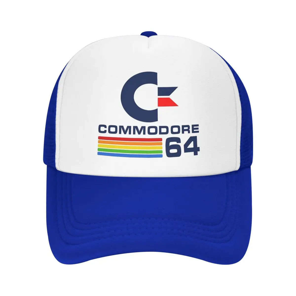 Commodore 64 Mesh Baseball Caps Men Women Hip-Hop Sun Hats Computers Dad Hat Adjustable Snapback Caps High Quality Trucker Cap