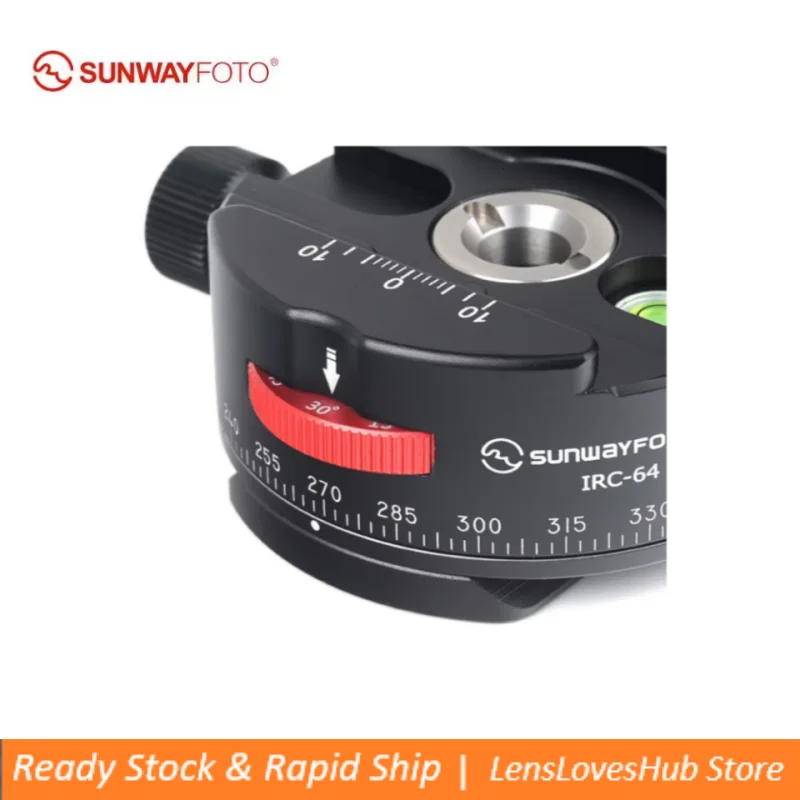 SUNWAYFOTO IRC-64 4, 8, 12, 24, съемный щелчок, головка штатива Arca, панорамный индексный ротатор, быстроразъемный зажим
