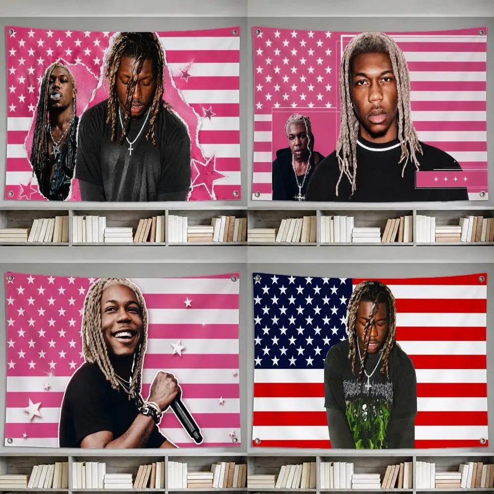 Rapper Destroy Lonely Flags decor flag banner,wall hanging flag,indoor outdoor wall decor,yard garden porch patio