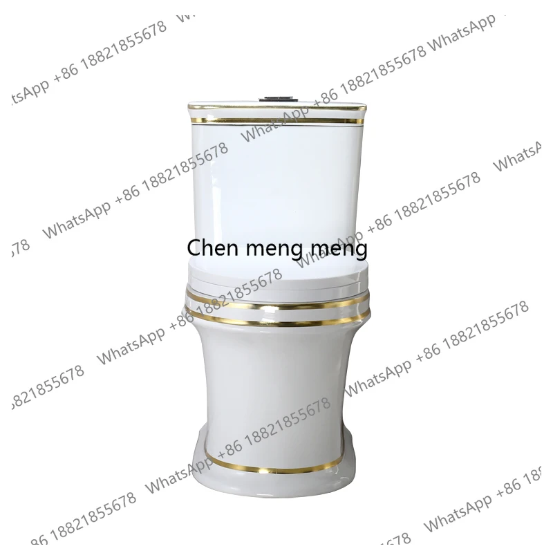 

Color toilet toilet four-hole super whirlpool flush European style personalized creative pit distance