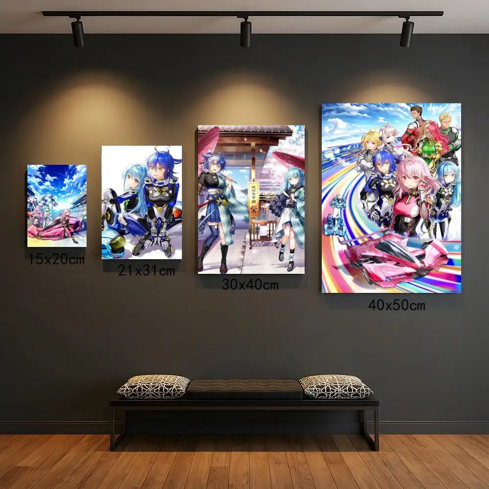 anime H-HIGHSPEED Etoile-E Painting Calligraphy Boho Botanical Decor for Living Room  Elegant Home Style