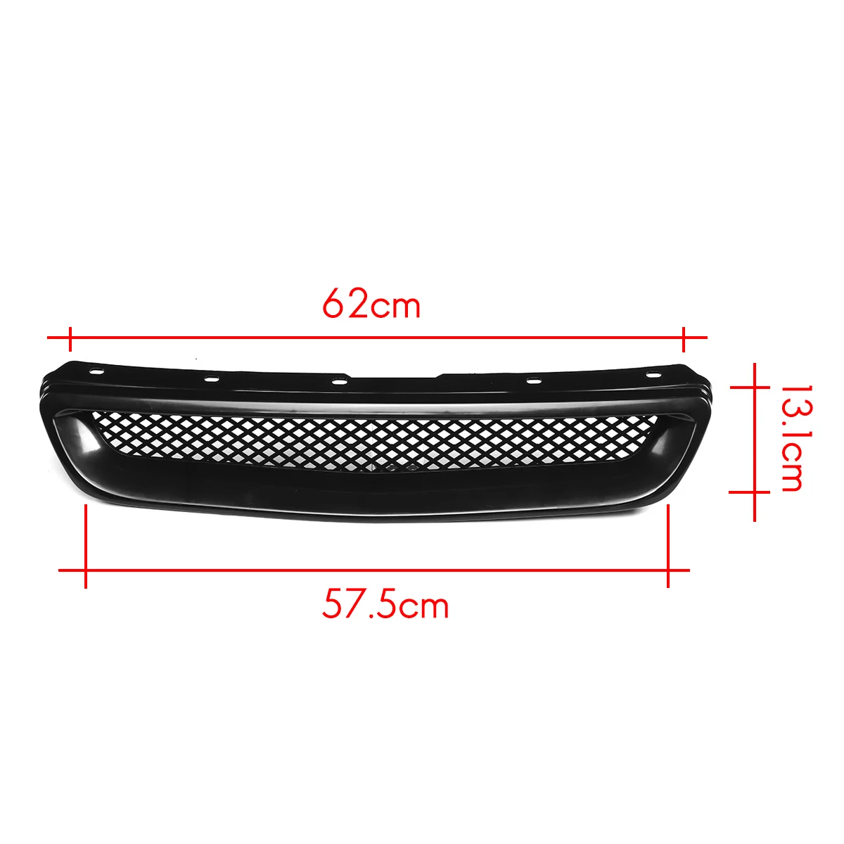 ABS Black Car Front Bumper Hood Grill Grille Cover Trim for EK DX EX LX 1996 1997 1998