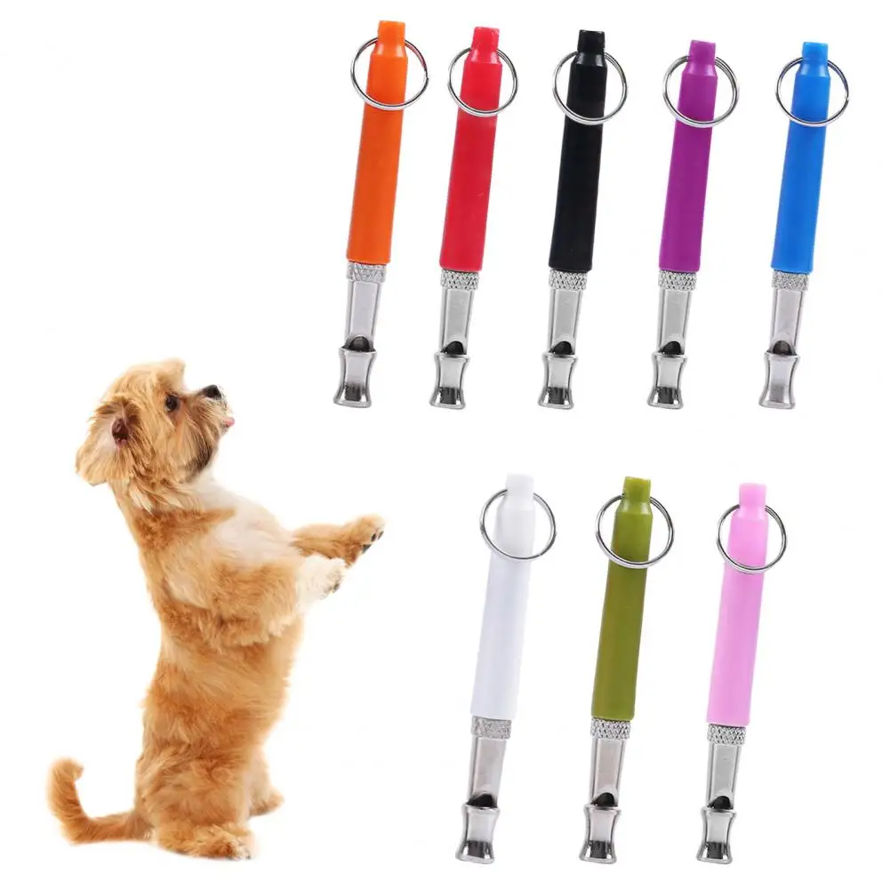 Professional Ultrasonic Dog Whistle Effective Dog Training Whistle with Lanyard Rust-proof Dog Whistles Pet Training Aid