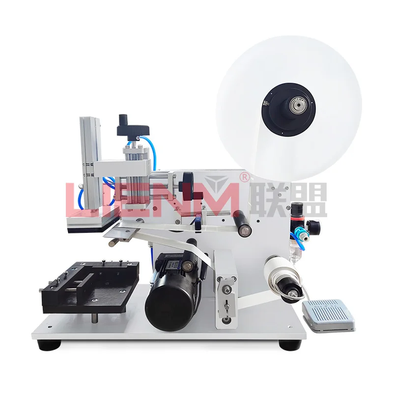 Factory Customization Semi-automatic Double Side square Bottle Labelling Machine for Round Bottles
