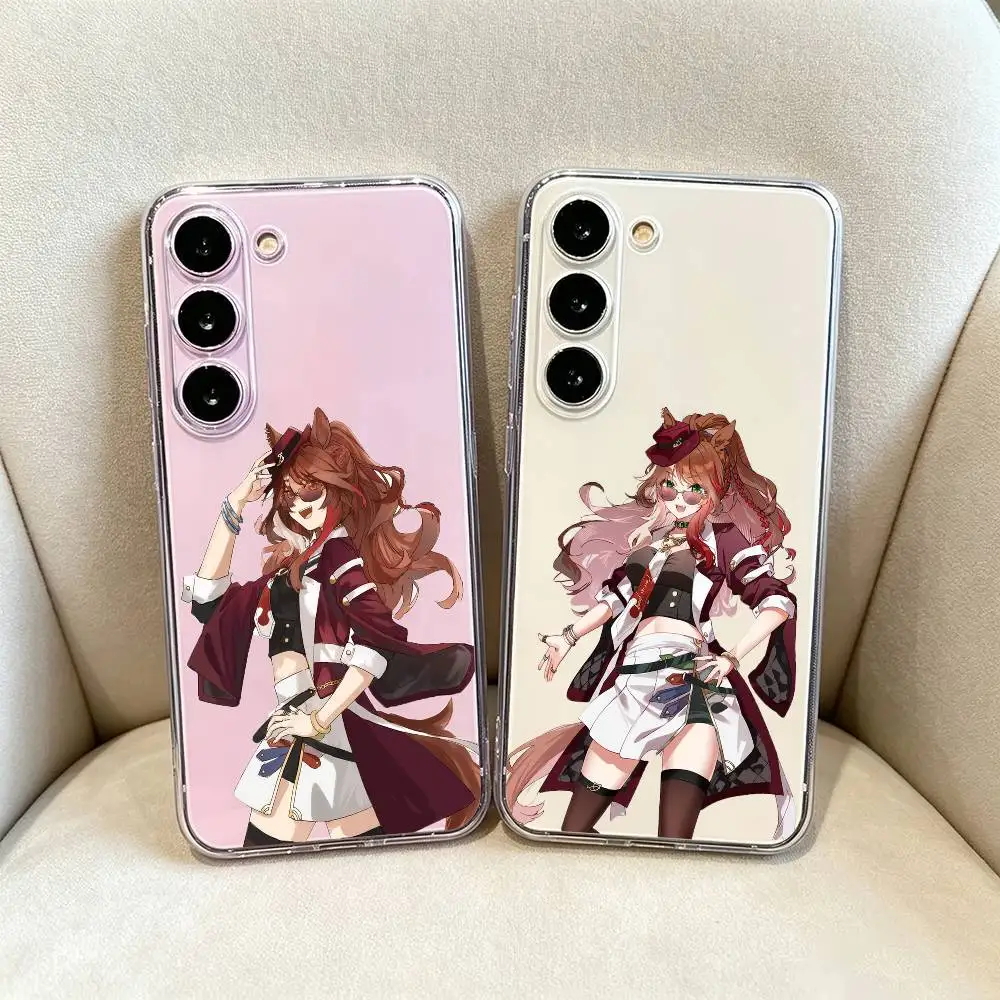 Forever young Umamusume Clear Soft Silicone Phone Case for Samsung Galaxy A71, A70, A30，A52, A51, A40,