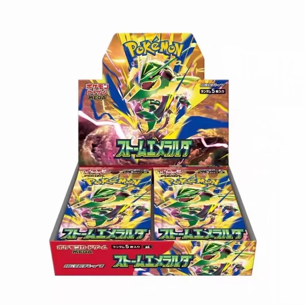 New Pokemon Trading Card Game Ptcg Japanese Version M6 Rayquaza Storm Emerald Sealed Booster Box Surprise Gift For Collectors view 6
