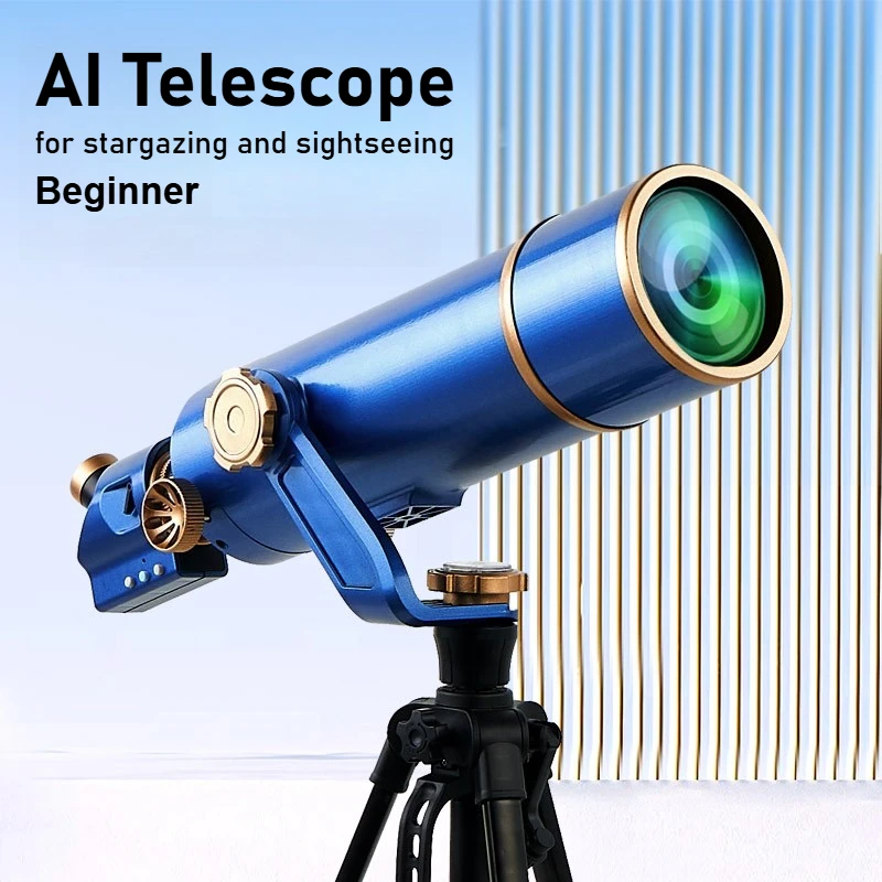

AI Astronomical Telescope High-definition, WiFi Phone Connection, HD High Magnification, Photography & Video Zoom Camera & Photo