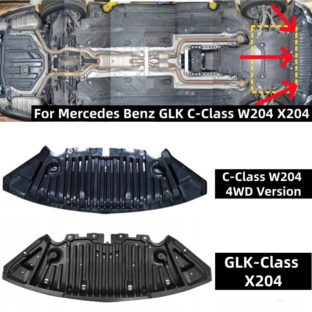 For Mercedes Benz GLK class X204 (2010-2015) C-Class W204 C204 (2008-2015) Front bumper lower guard: A2045201523 A2045201123