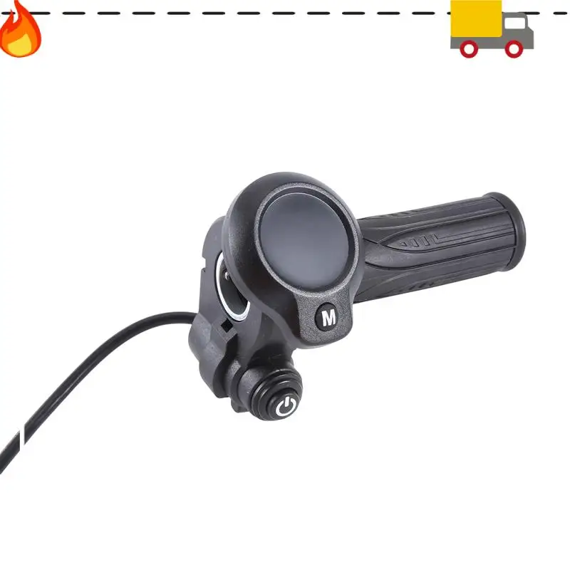 Bike Electric Scooter Accelerator Display Ebike Throttle Grip Digital Monitor For Bicycle Electric Scooter Trigger Easy To Use