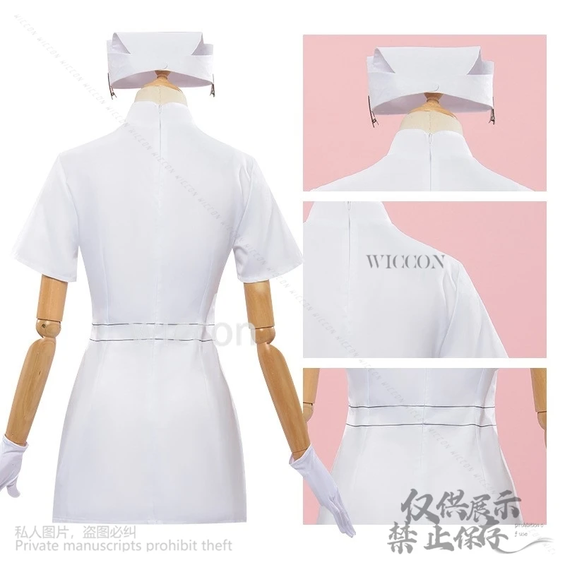 Anime Spiel Projekt Sekai Cosplay Mikuuu Rabbitt Loch Krankenschwester Kostüm Sexy Kleid Perücken Für Halloween Weihnachten Frau Angepasst