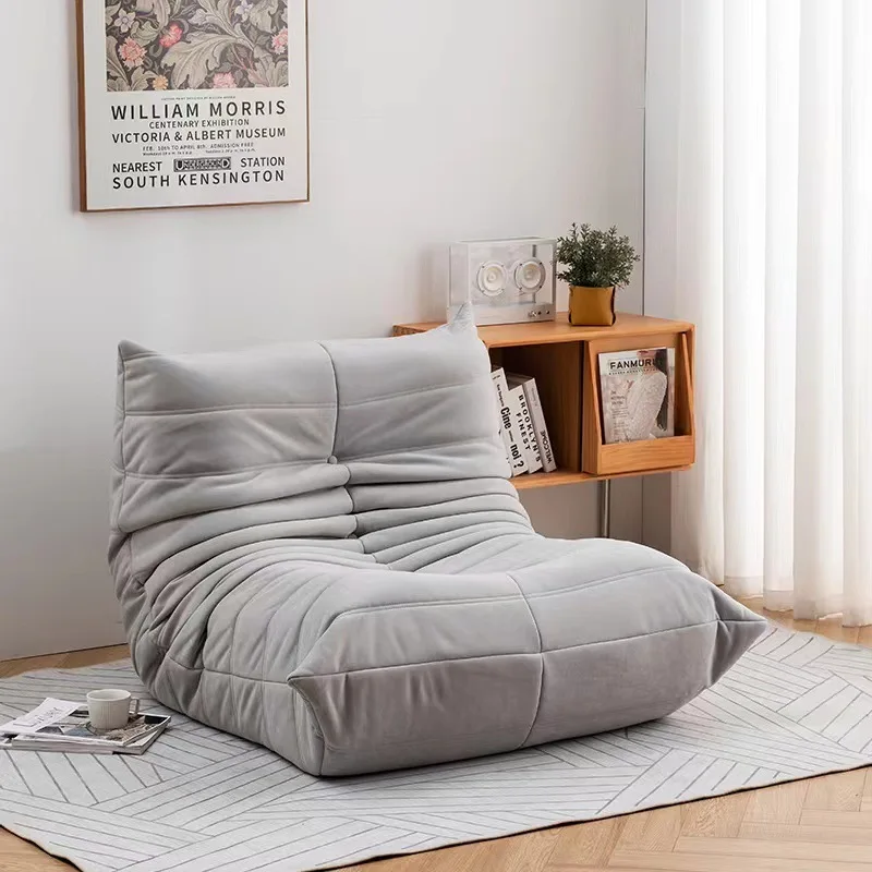 

Caterpillar lazy sofa recliner togo bedroom single Internet celebrity lazy leisure chair balcony living room [quality]