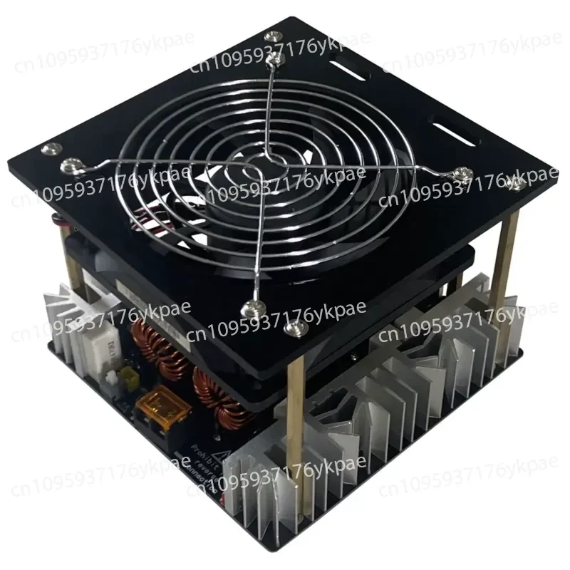 220V 3000W ZVS Induction Heater with 70ML Graphite Crucible, DC48V 50A Power Supply, Heating Equipment