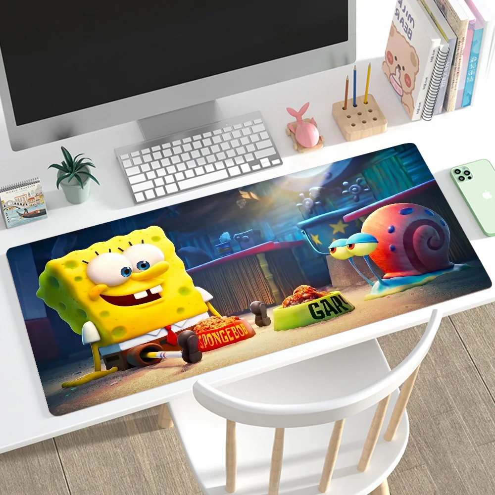 SpongeBob Mousepad Mouse Mat Desk Mat With Pad Gaming Accessories Prime Gaming XXL Keyboard Pad Padding Mat