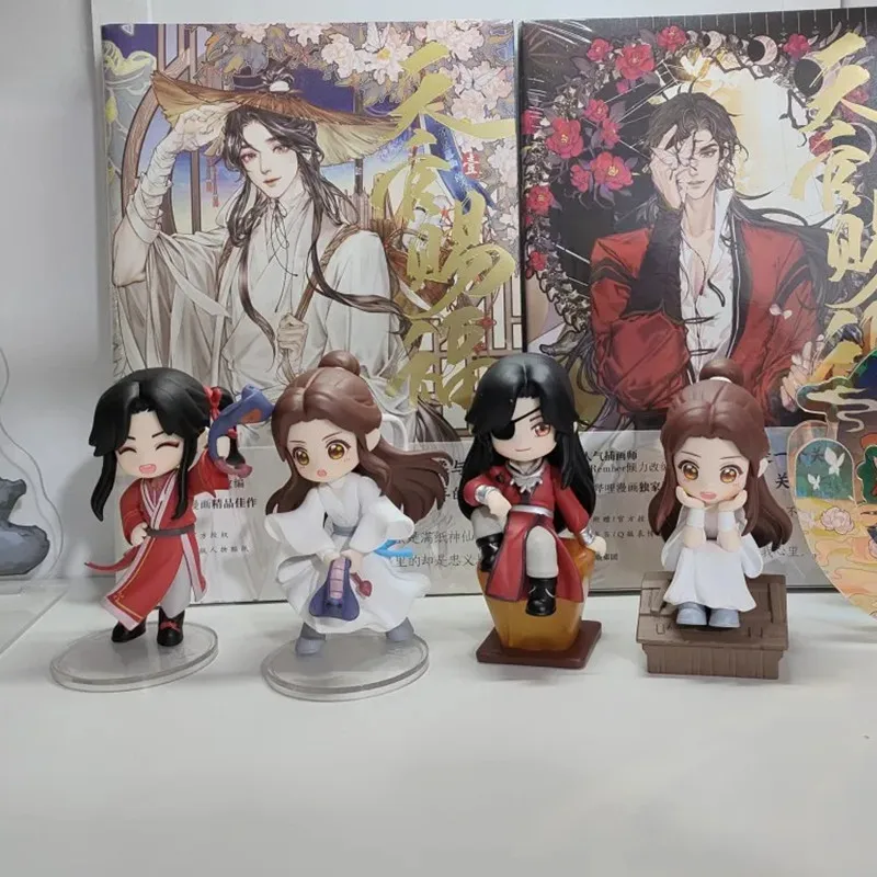 Tian Guan Ci Fu Figures Anime Blind Box Meet You Series Xielian Huacheng Model Dolls Action Figure Mysterious Box Children Gifts