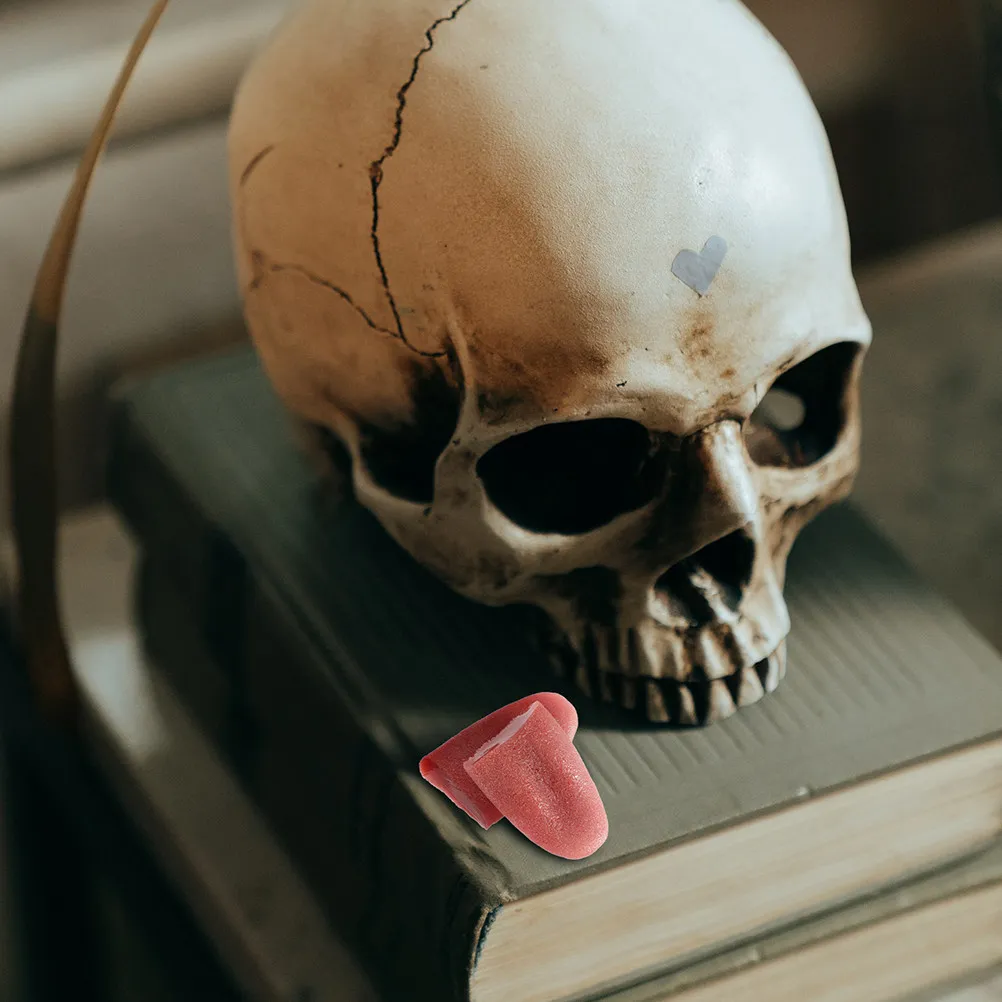 

8Pcs Fake Tongue Props Halloween Festival Prank Decorations Scary Stage Cosplay Party Supplies Simulation Tricky Festival Horror