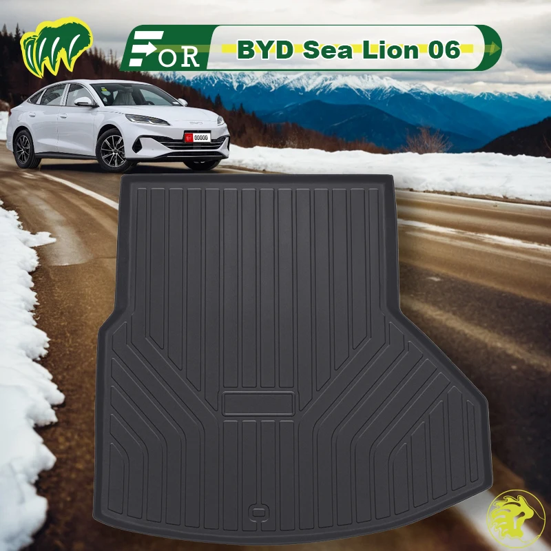 

For BYD Sea Lion 06 2024 TPE Custom Fit Car Trunk Mat All Season Black Cargo Mat 3D Shaped Laser Measured Trunk Liners