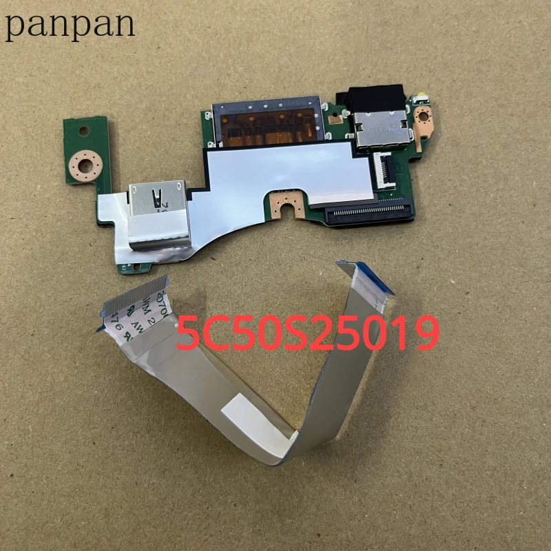 

5C50S25019 For Lenovo ThinkBook 14-IIL 14-IML USB Card Reader Board With Cable 100% Tested Fully Work