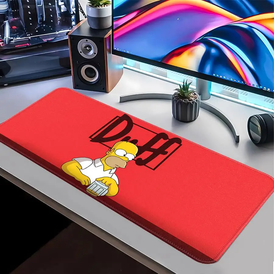 rubber Mouse Pad Keyboard Mouse Pad Desk accessories Game Console Pad Computer Laptop Pad office Pad Funny T-Thes Simpsons