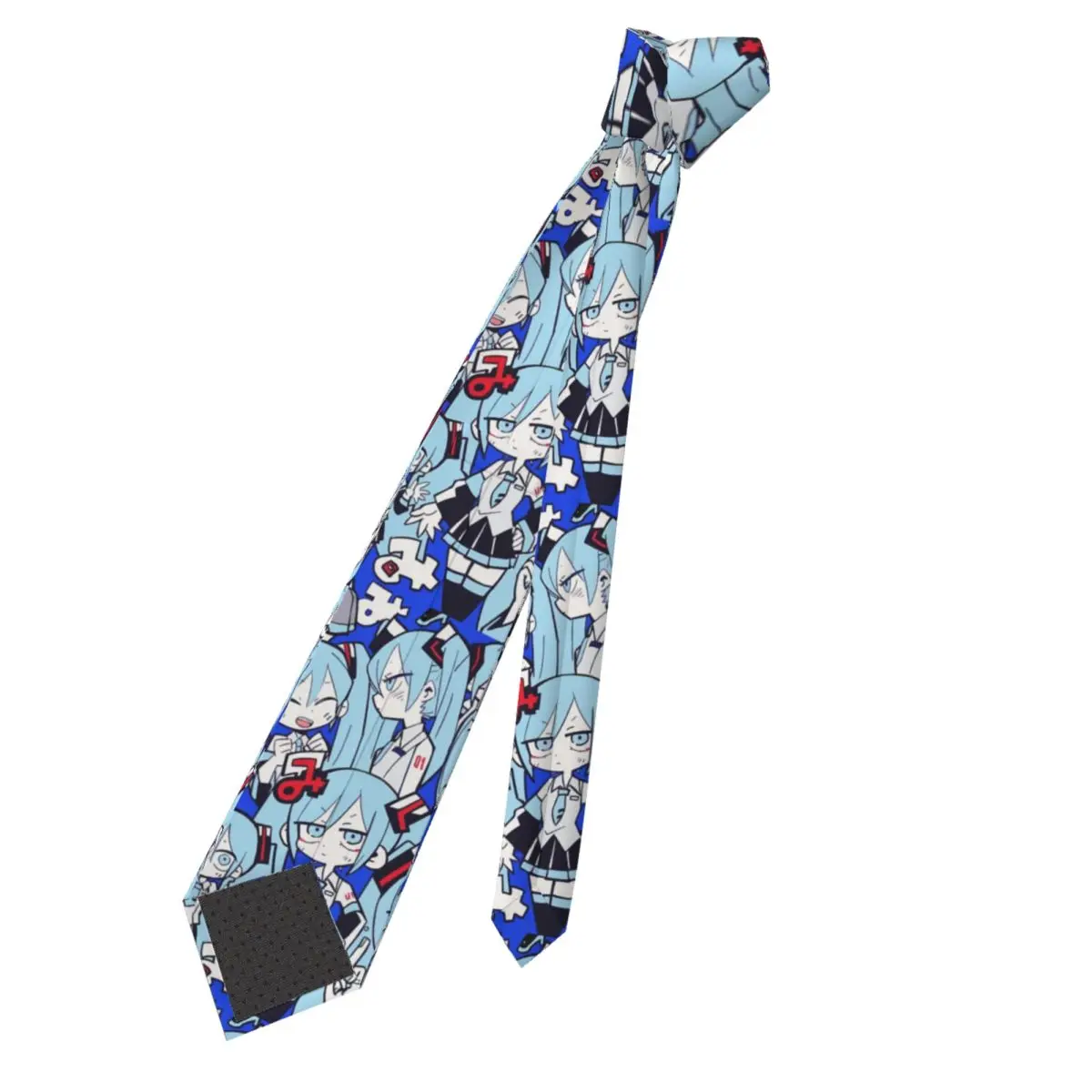 Anime manga hatsune miku neckties unisex 8 cm krk kravaty pro muži ležérní úzký obleků příslušenství gravatas svatební dar