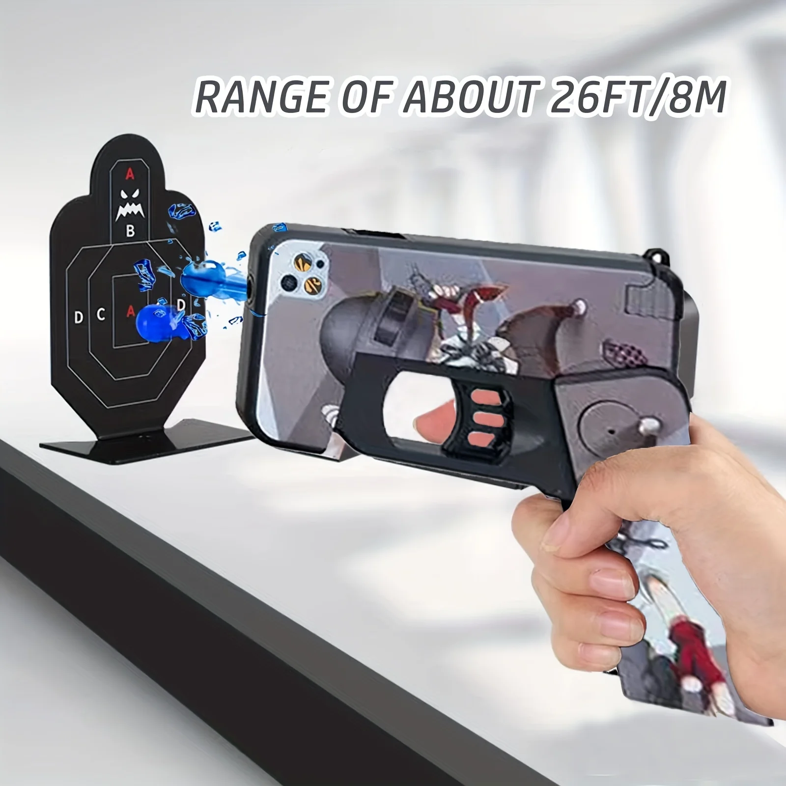 Manual Gel ball Blaster,Foldable Gun Toy,Without Charging,6mm Water Beads,This set does not contain water bullets