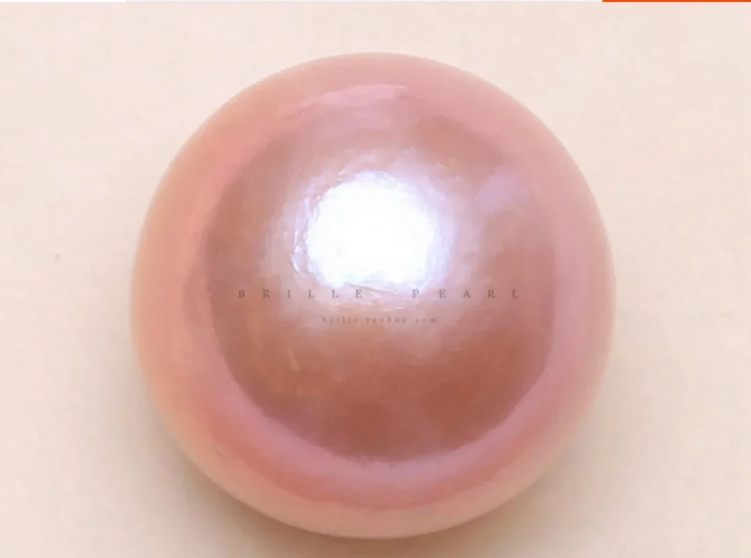 Huge14-15mm gold pink Round Loose Pearl Undrilled Women Wedding Party Jewelry Accessories Necklace Earring Ring Bracelet Pendant