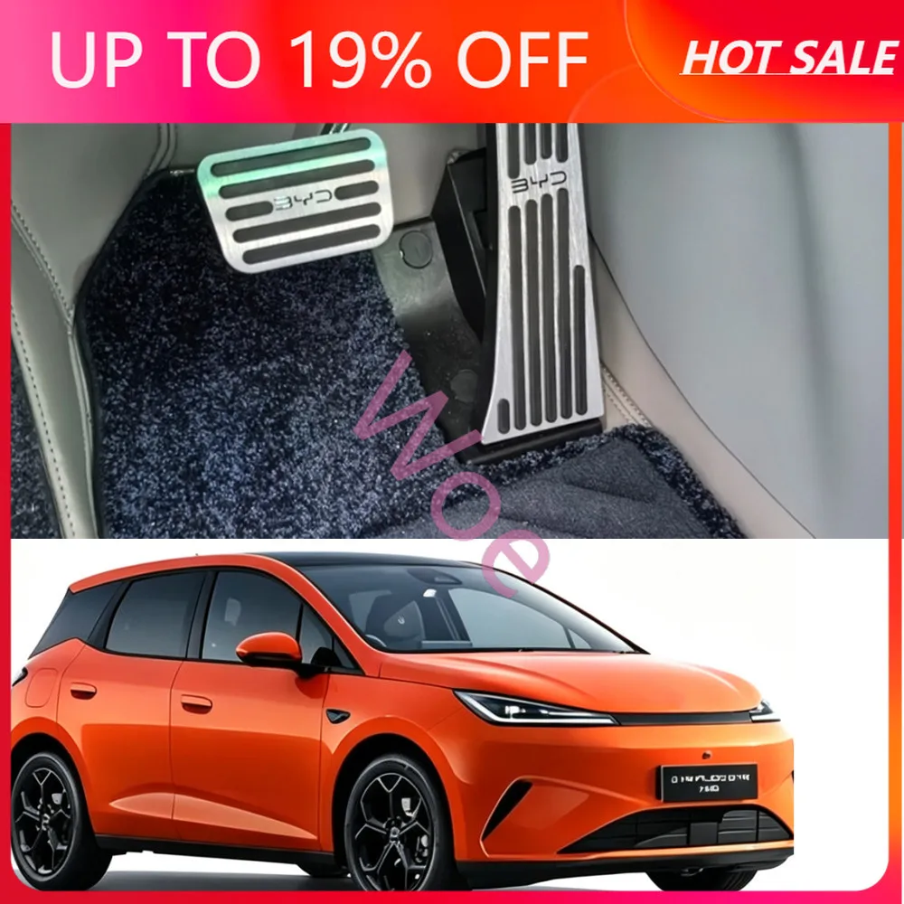 Brake Pedal Cover for BYD Dolphin G 2026-2027 Accelerator Brake Pedal Kit Accelerator Pedal Pad Anti-Slip Interior Accessories