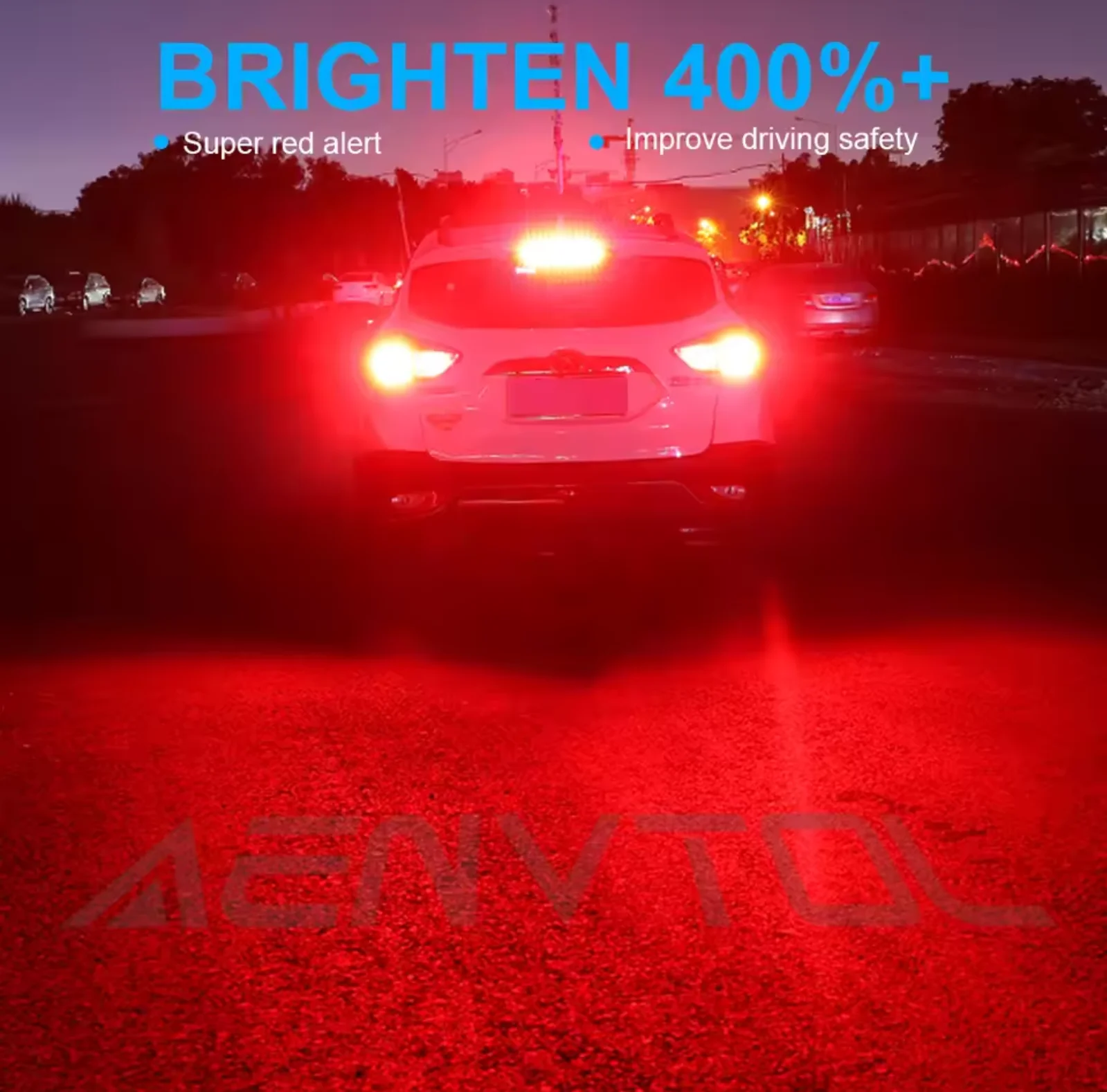 2025 update 1157 BAY15D LED Canbus 144SMD 20W Car Brake Reverse Lamp Tail Light Bulb1023850367937