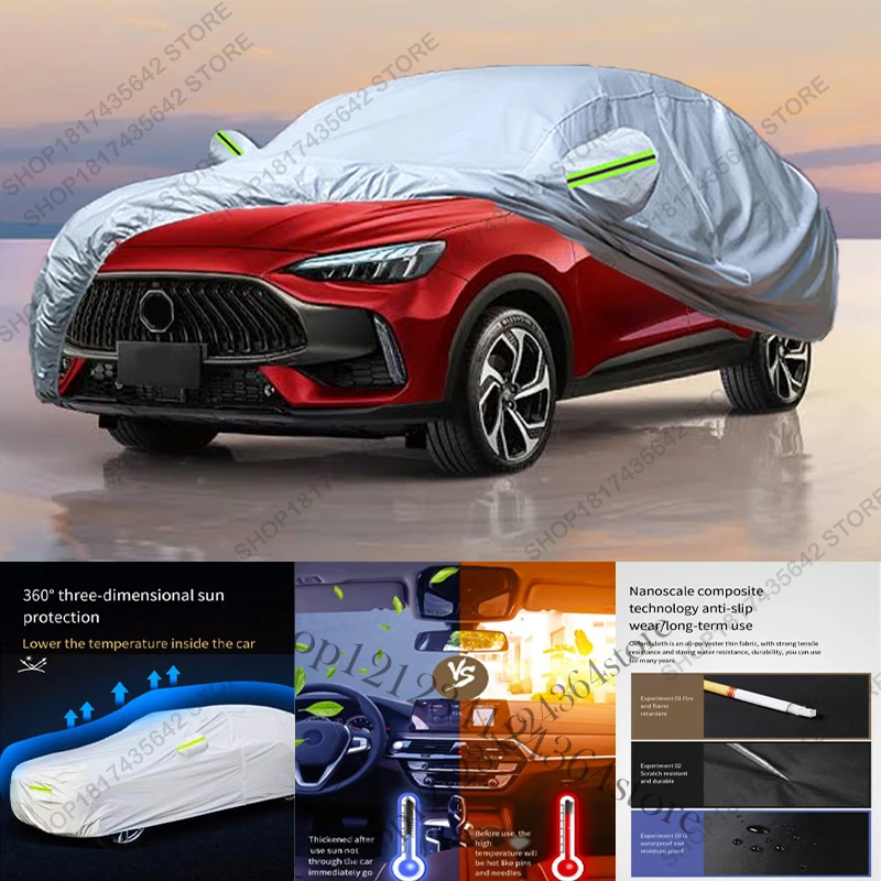Full Car Cover Compatible with MG HS (2018-2024 All-Weather Sun Rain UV Dust Proof Rain Outdoor Indoor Protect