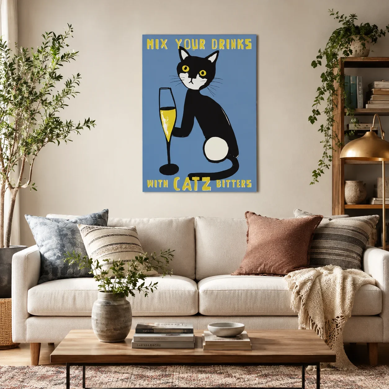 1pc frameless Canvas Painting Perfect to banish those blank walls and bring art to your space,Canvas Wall Print,High‑Grade Home