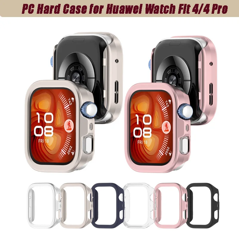 

Жесткий защитный чехол-бампер для ПК для Huawei Watch Fit 4/4 Pro, противоударный, устойчивый к царапинам чехол без защиты экрана