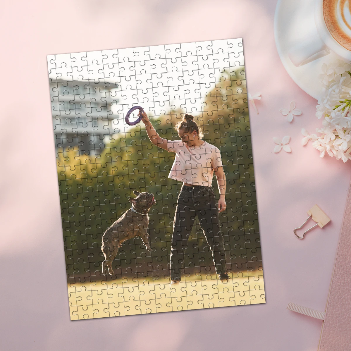 35/300/500/1000pcs Personalized Custom Photo Puzzle photo Custom Gift Jigsaw Puzzle Jigsaw Board