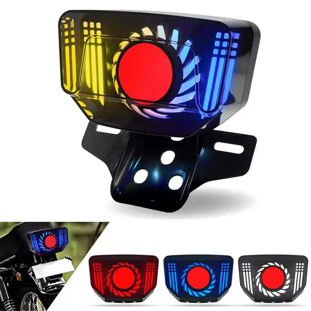 For Honda CG125 TMX125/155 CG CD CT Motorcycle Tail Lights Rear 12V Turn Flashing Lights Right RGB Left Signal And Led D8Q5